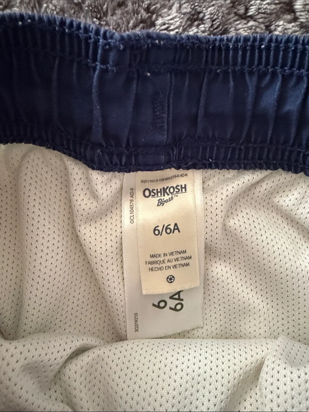 OshKosh B'gosh Navy and Lime Shark Rashguard Swim Set